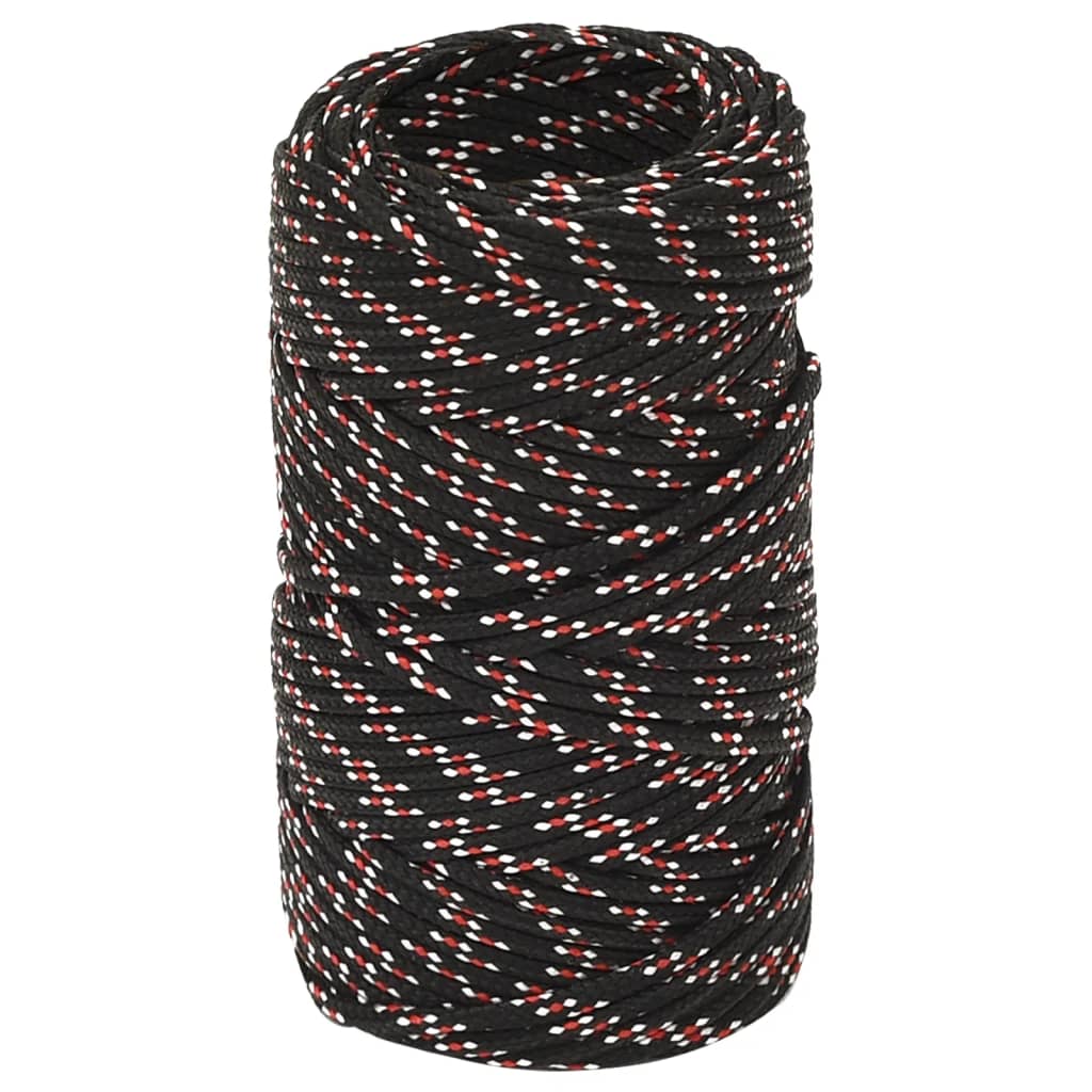 Veneköysi Musta 2 Mm 50 M Polypropeeni