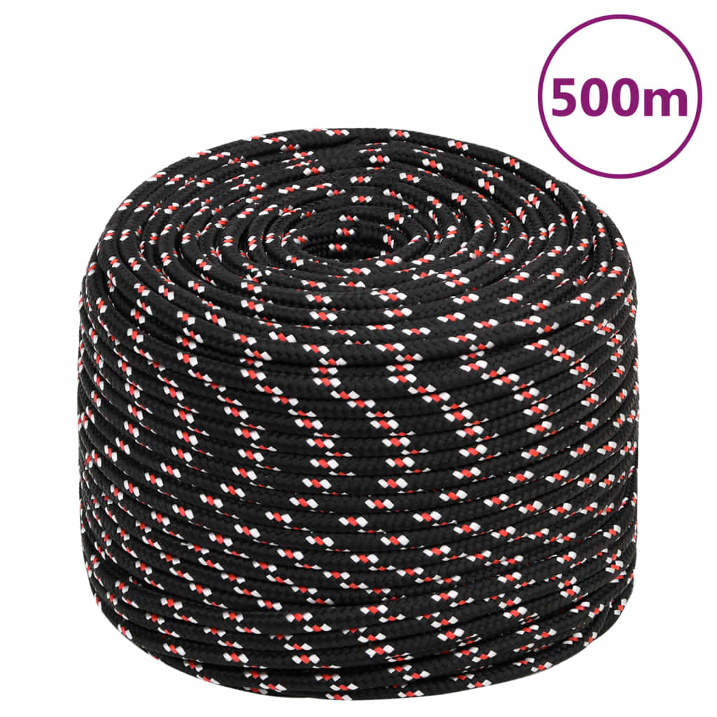 Veneköysi Musta 10 Mm 500 M Polypropeeni