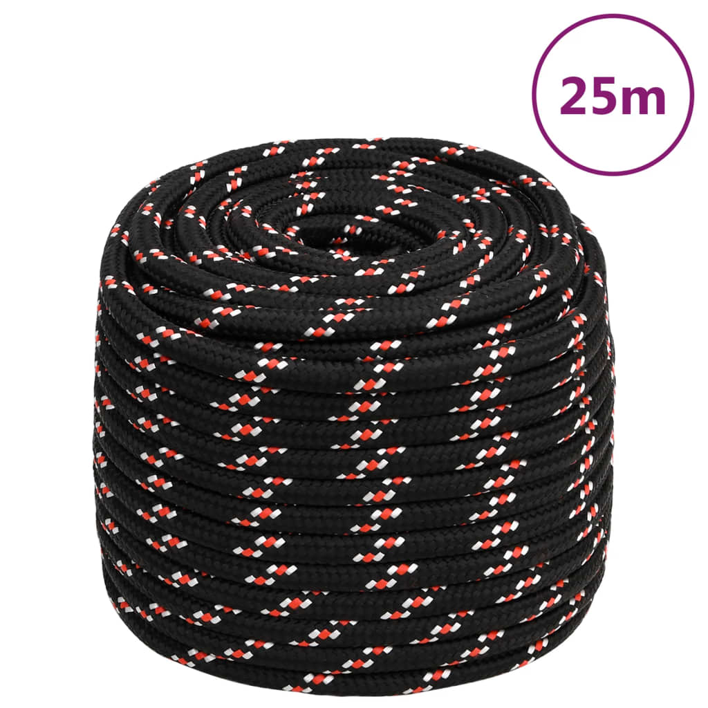 Veneköysi Musta 18 Mm 25 M Polypropeeni
