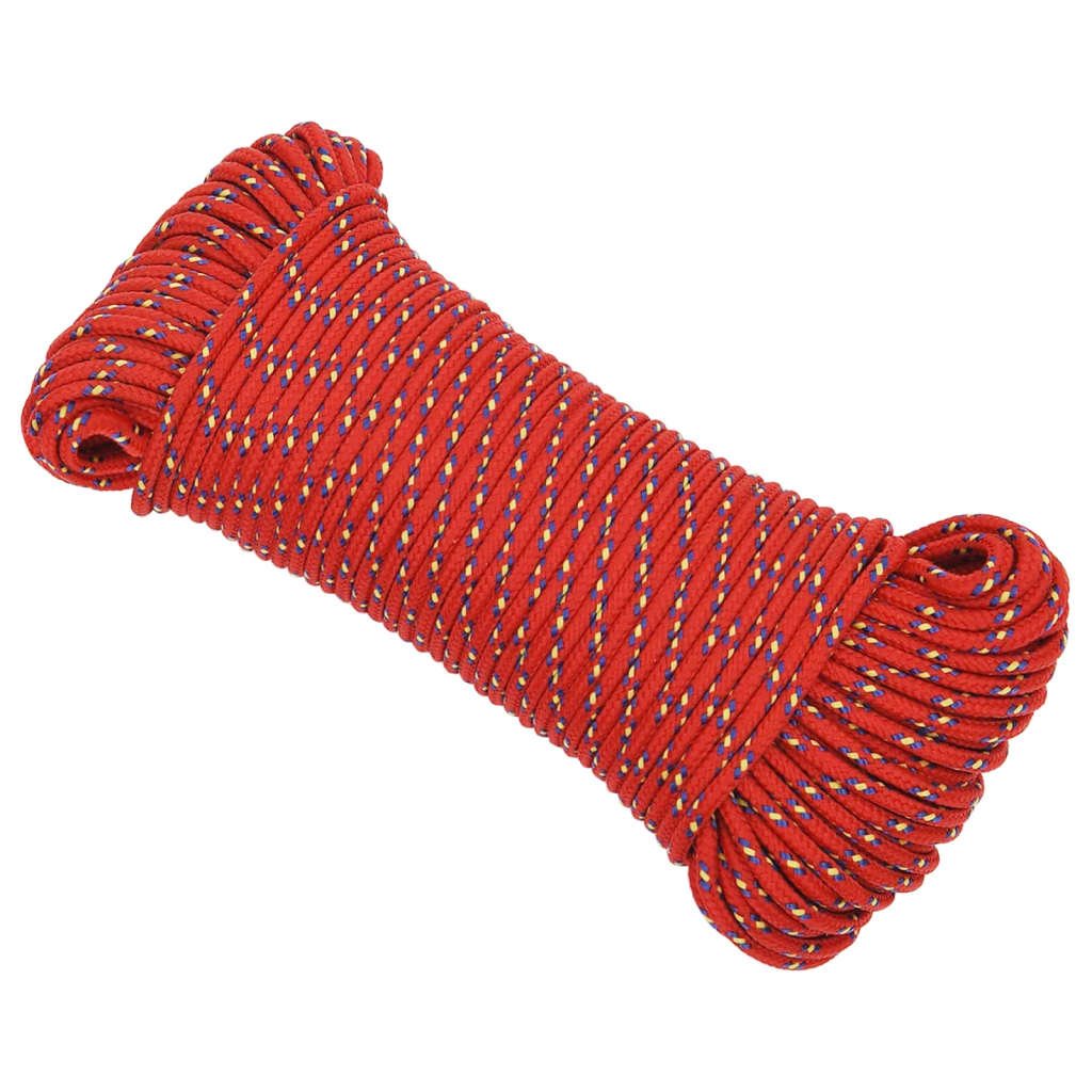 Veneköysi Punainen 5 Mm 25 M Polypropeeni
