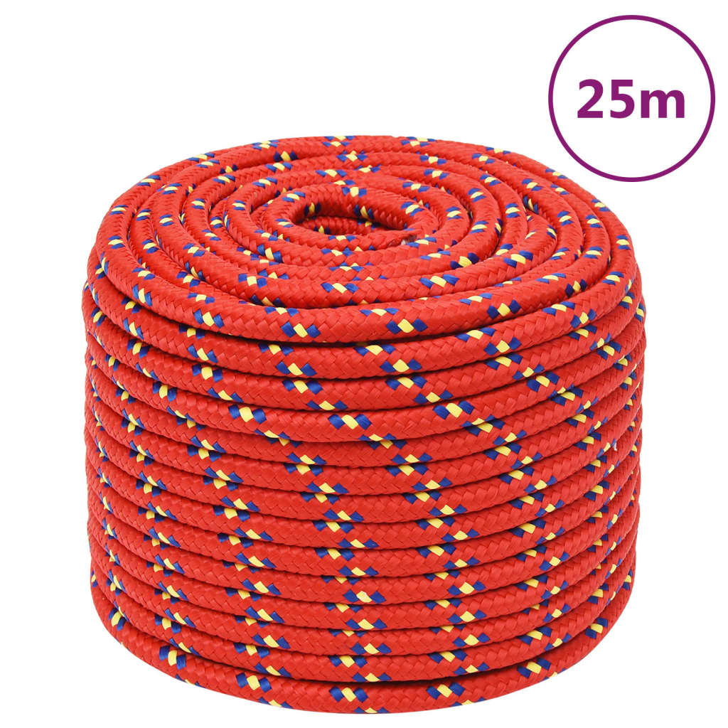 Veneköysi Punainen 14 Mm 25 M Polypropeeni