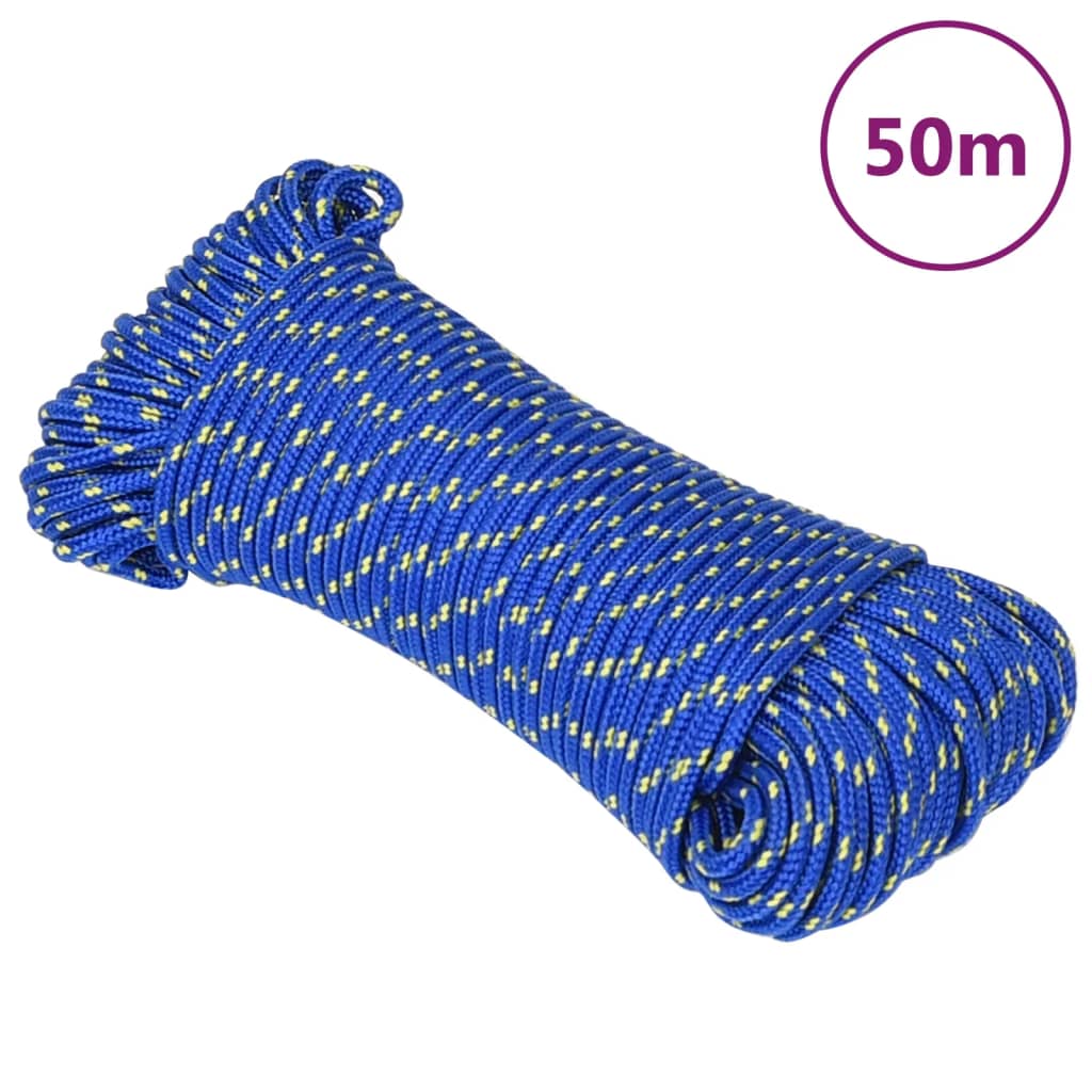 Veneköysi Sininen 4 Mm 50 M Polypropeeni