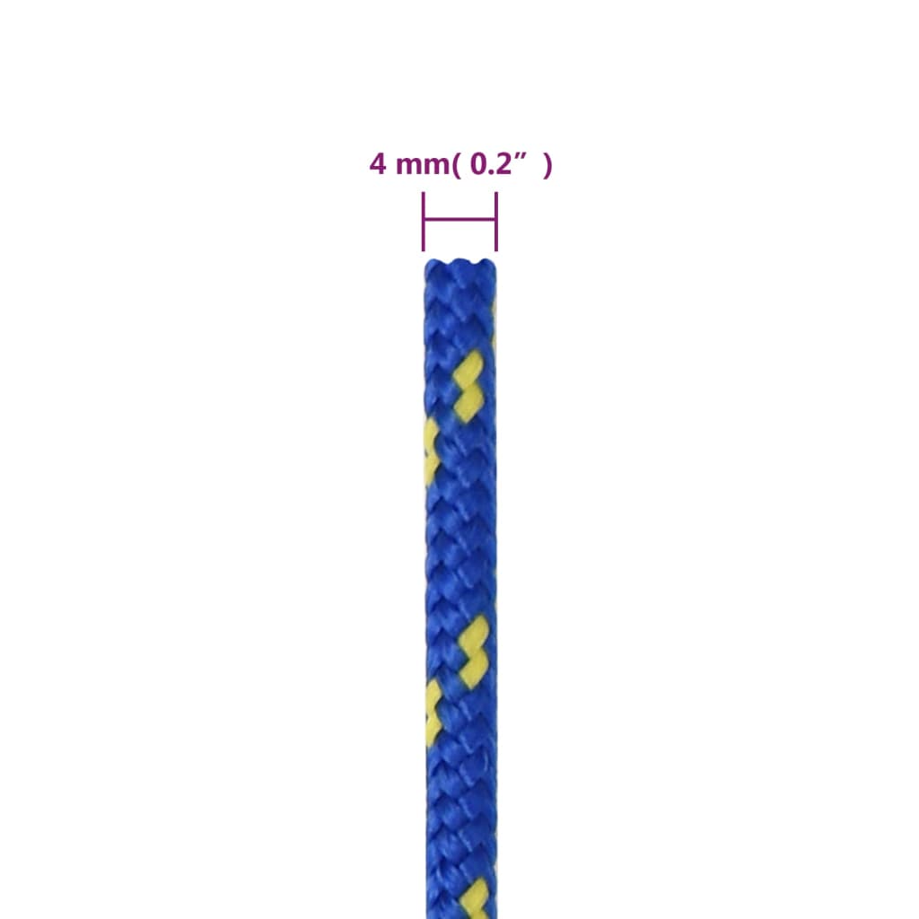 Veneköysi Sininen 4 Mm 50 M Polypropeeni