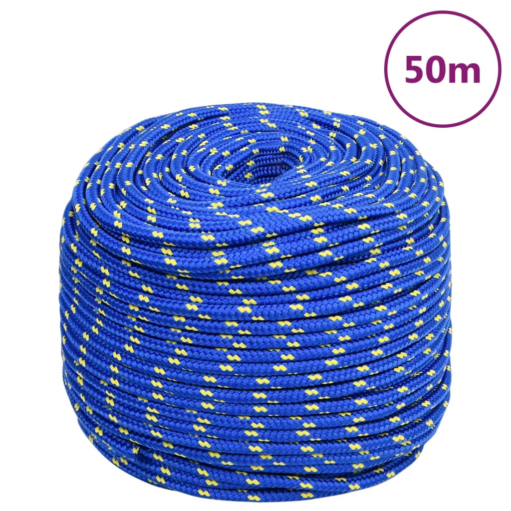 Veneköysi Sininen 8 Mm 50 M Polypropeeni