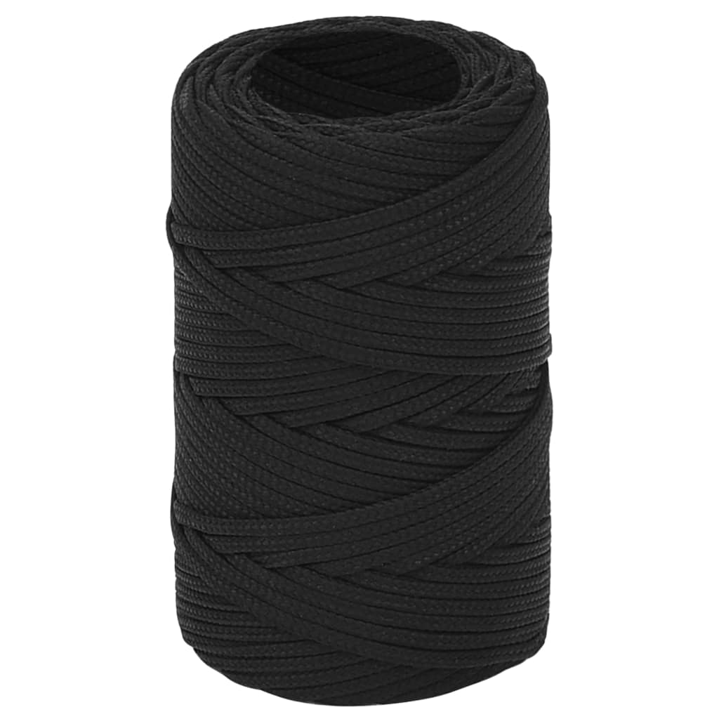Veneköysi Täysmusta 2 Mm 500 M Polypropeeni