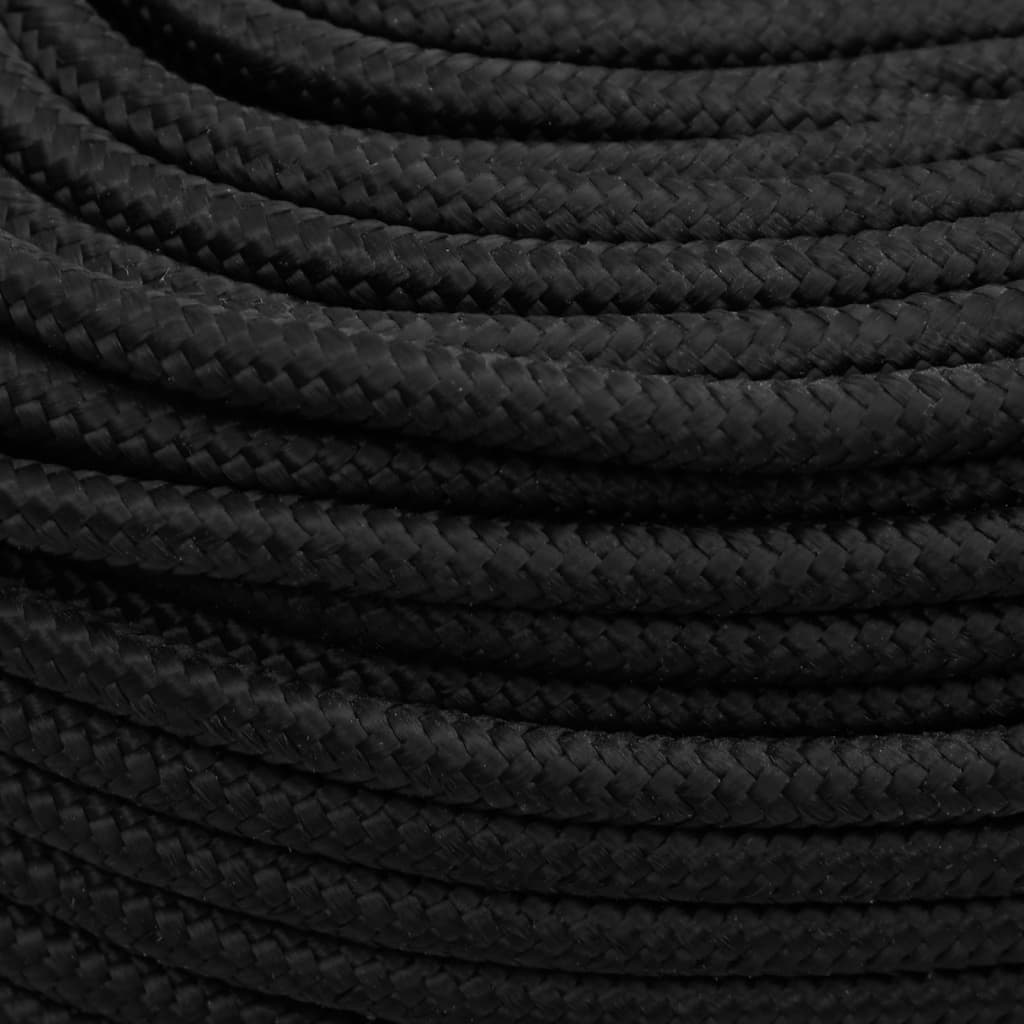 Veneköysi Täysmusta 10 Mm 500 M Polypropeeni