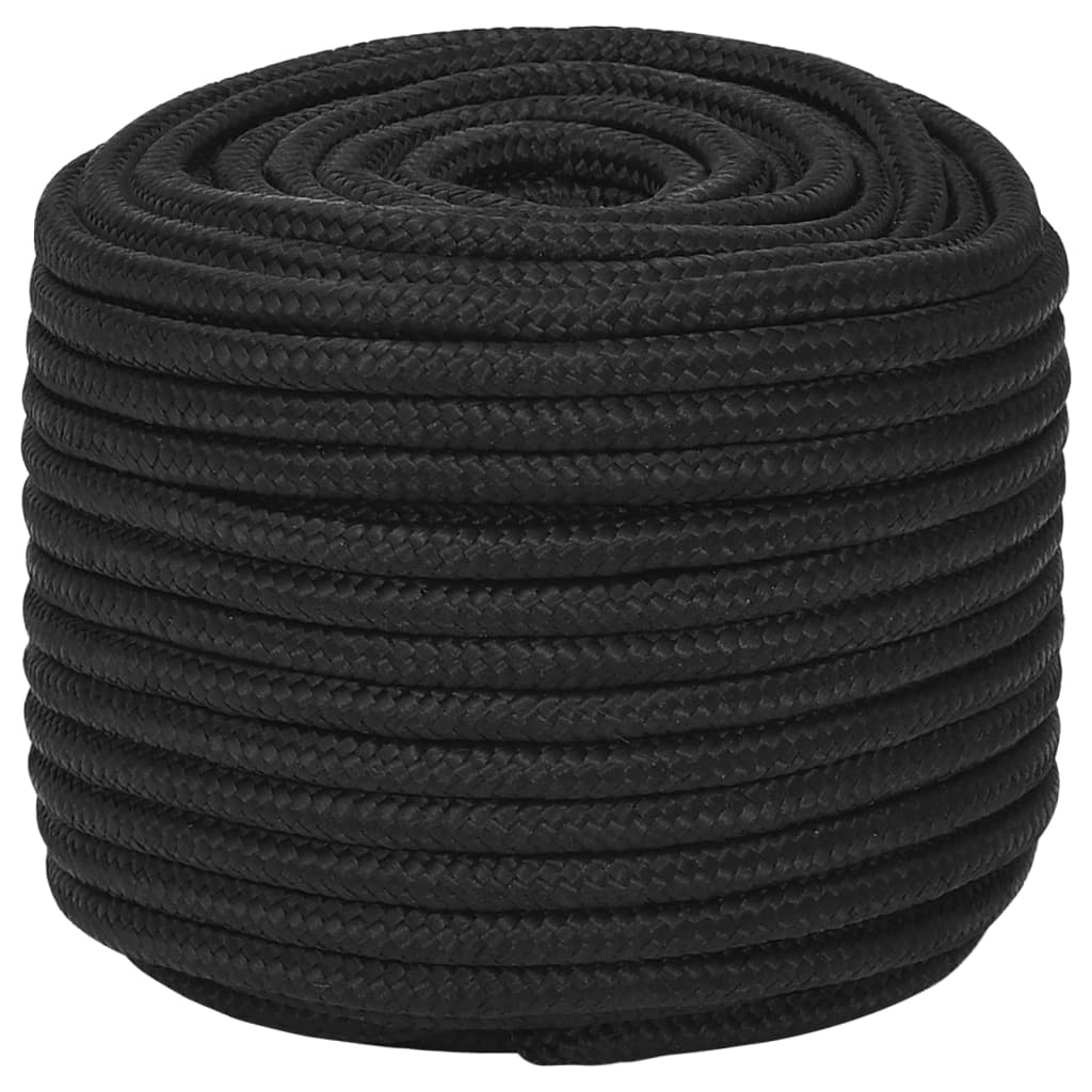 Veneköysi Täysmusta 12 Mm 25 M Polypropeeni