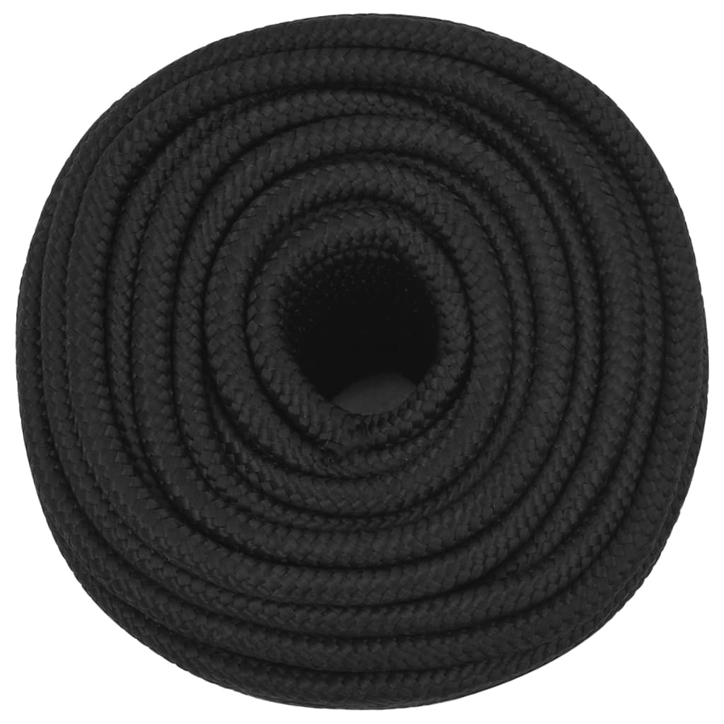 Veneköysi Täysmusta 12 Mm 25 M Polypropeeni