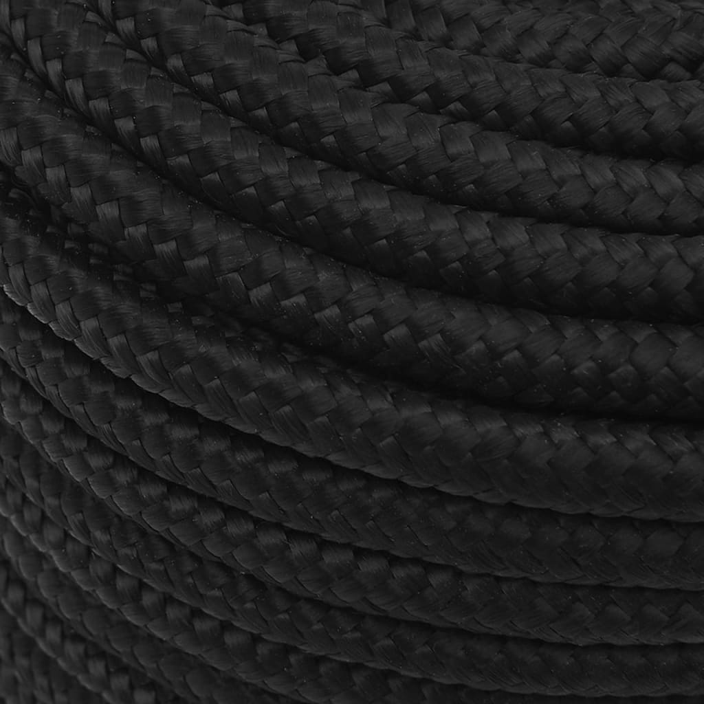 Veneköysi Täysmusta 12 Mm 50 M Polypropeeni