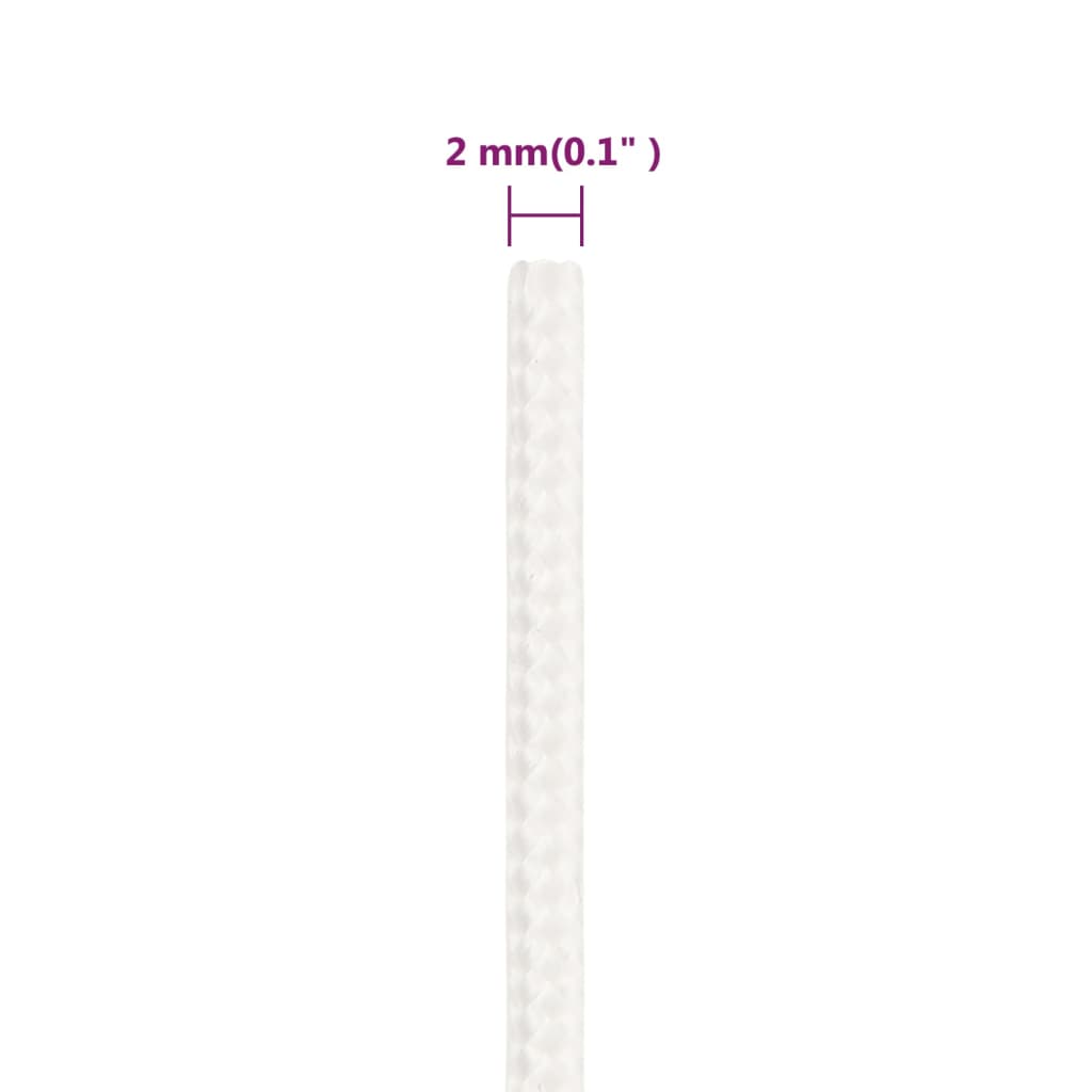 Veneköysi Täysvalkoinen 2 Mm 250 M Polypropeeni