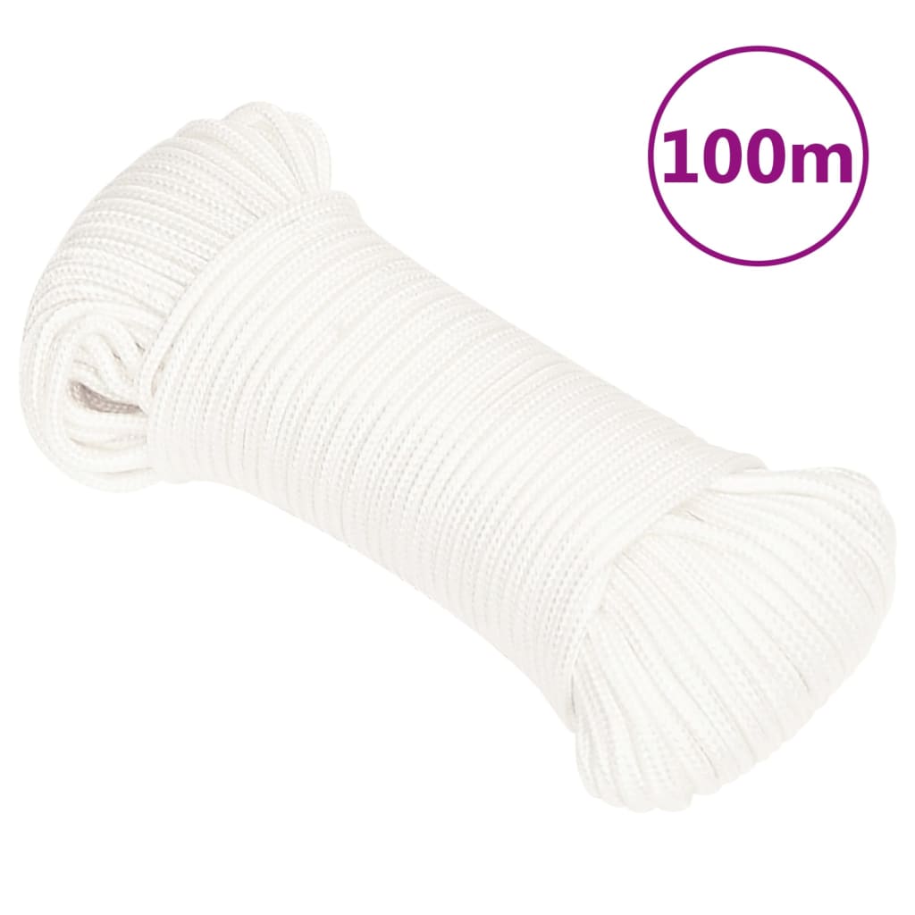 Veneköysi Täysvalkoinen 5 Mm 100 M Polypropeeni
