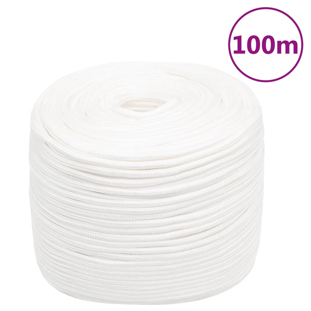 Veneköysi Täysvalkoinen 6 Mm 100 M Polypropeeni