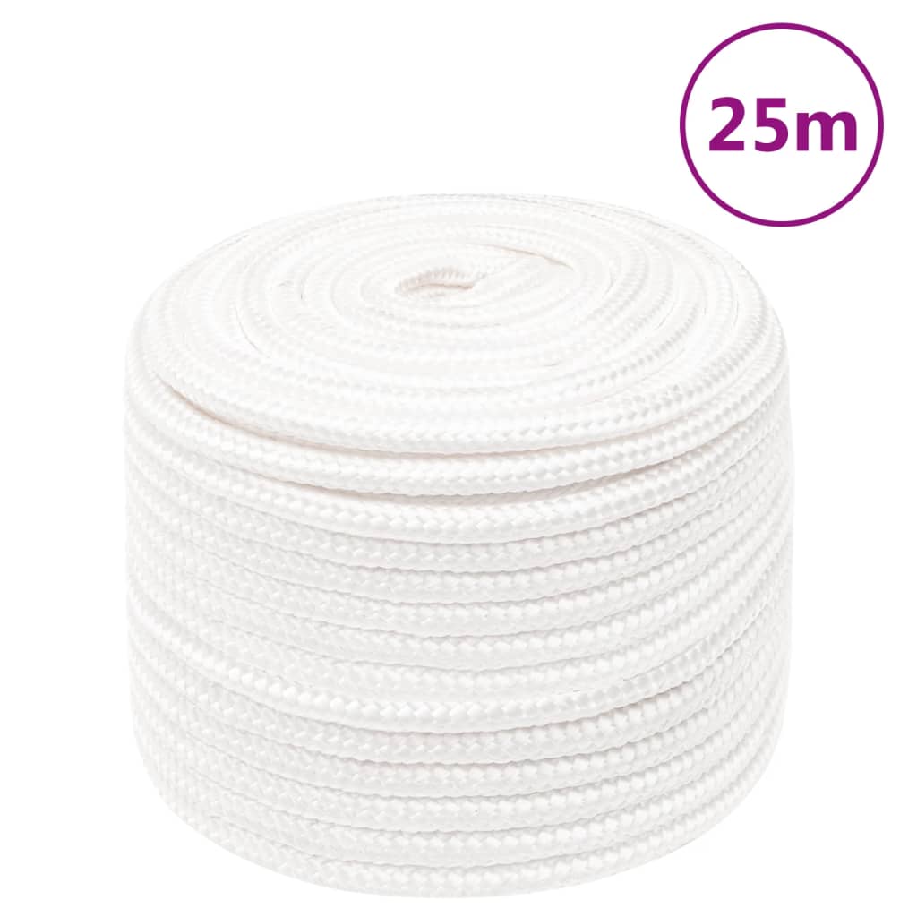 Veneköysi Täysvalkoinen 12 Mm 25 M Polypropeeni