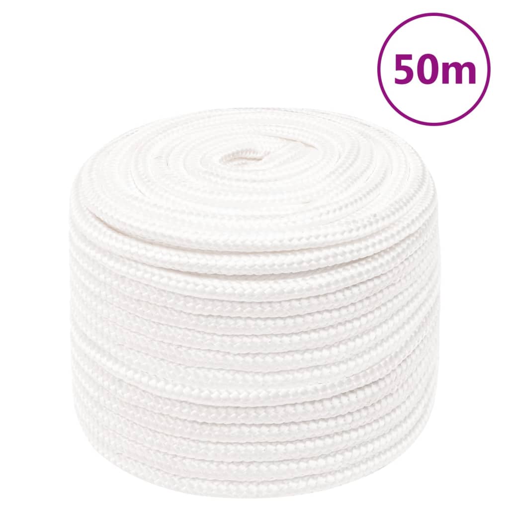 Veneköysi Täysvalkoinen 12 Mm 50 M Polypropeeni