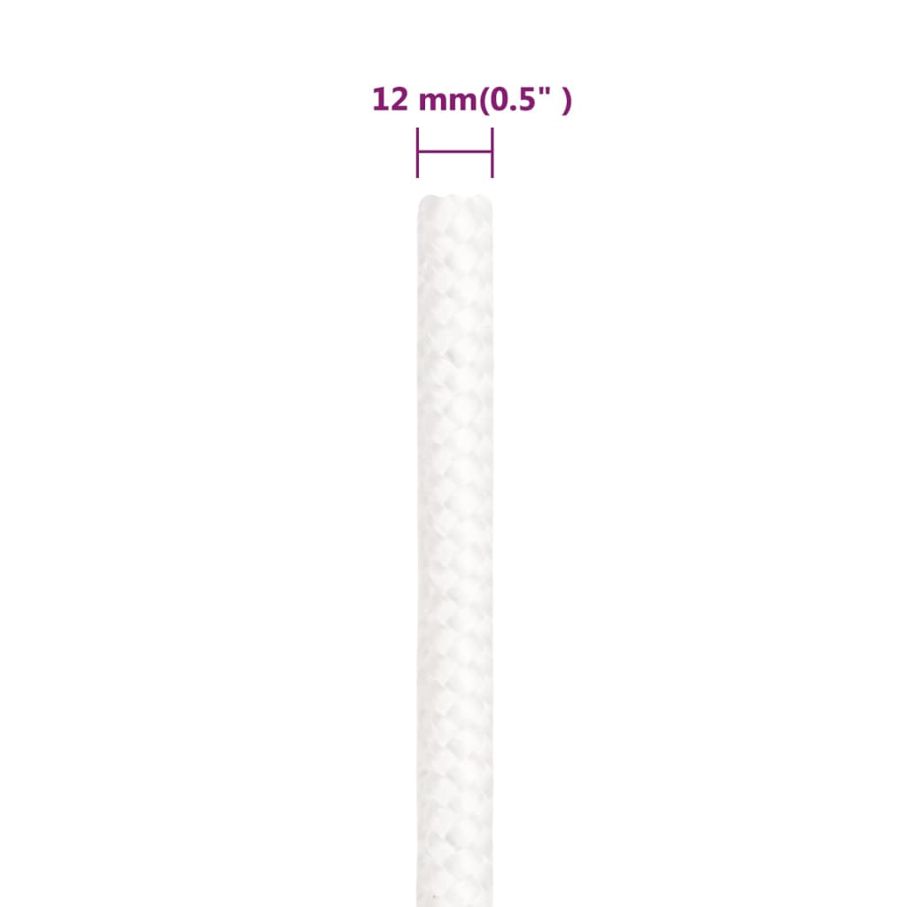 Veneköysi Täysvalkoinen 12 Mm 50 M Polypropeeni