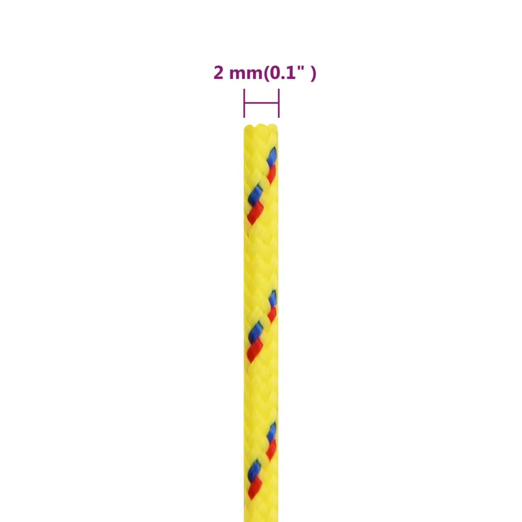Veneköysi Keltainen 2 Mm 100 M Polypropeeni