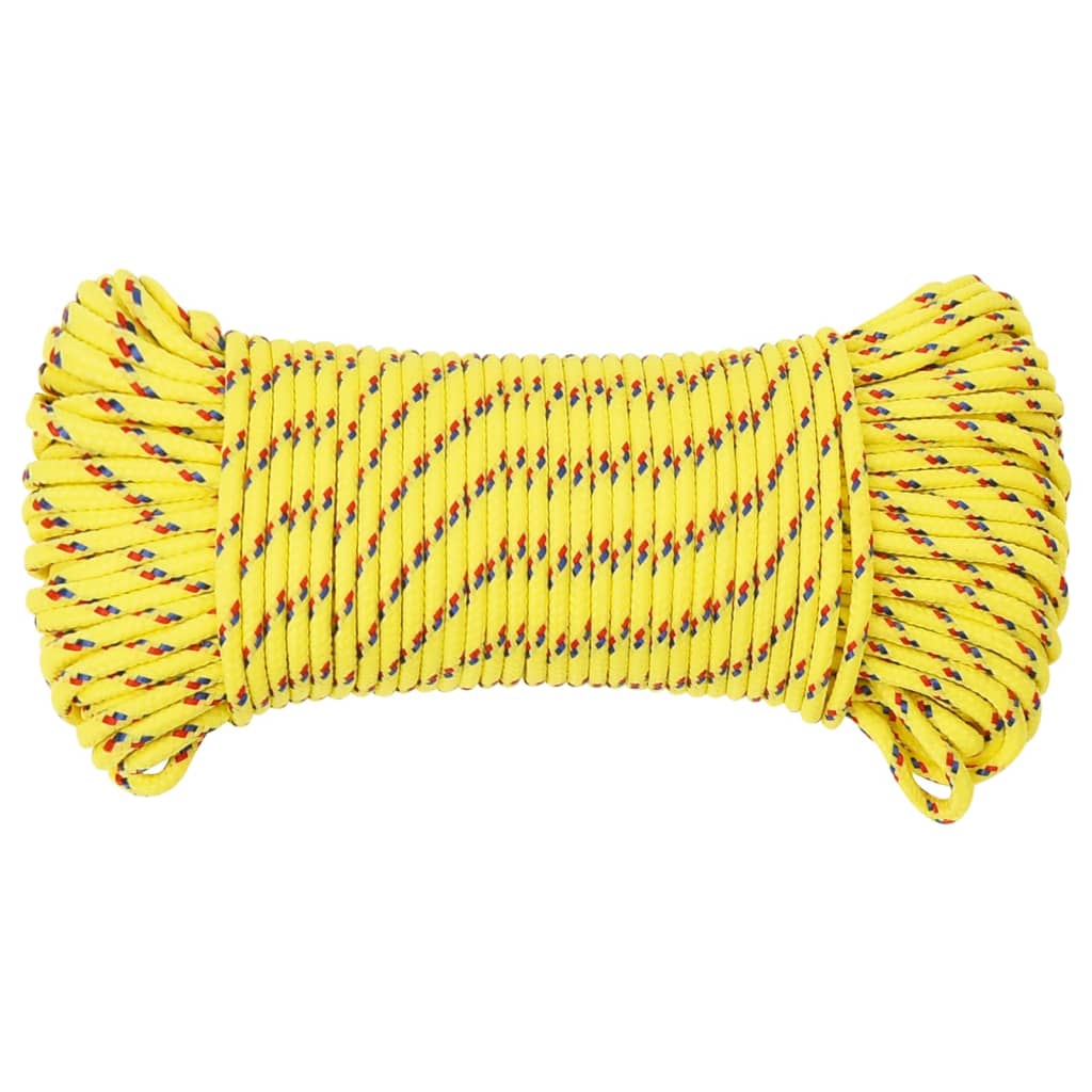 Veneköysi Keltainen 4 Mm 50 M Polypropeeni