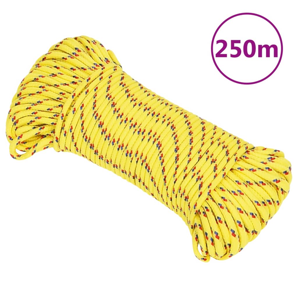 Veneköysi Keltainen 5 Mm 250 M Polypropeeni