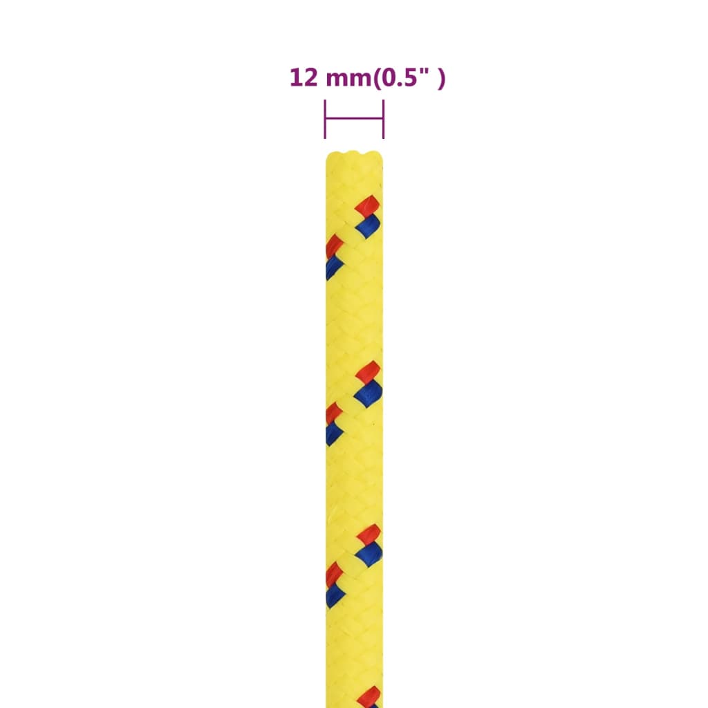 Veneköysi Keltainen 12 Mm 25 M Polypropeeni