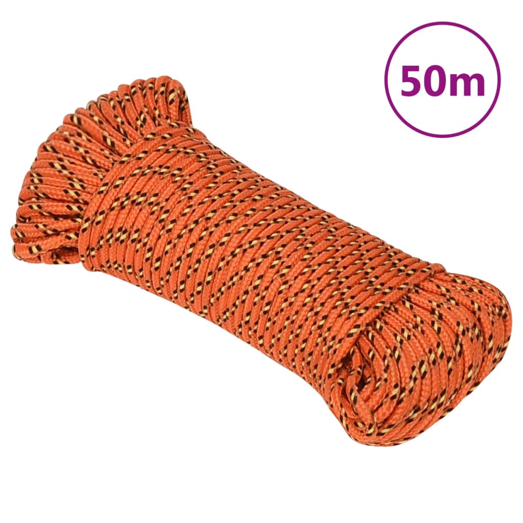 Veneköysi Oranssi 3 Mm 50 M Polypropeeni