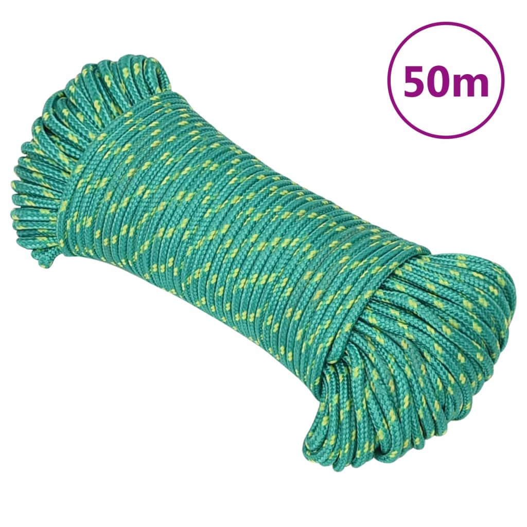 Veneköysi Vihreä 3 Mm 50 M Polypropeeni