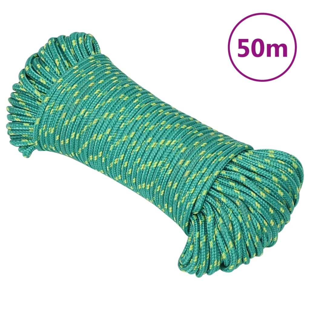 Veneköysi Vihreä 5 Mm 50 M Polypropeeni