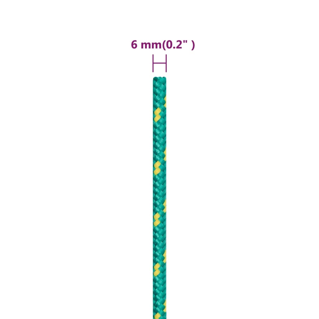 Veneköysi Vihreä 6 Mm 250 M Polypropeeni