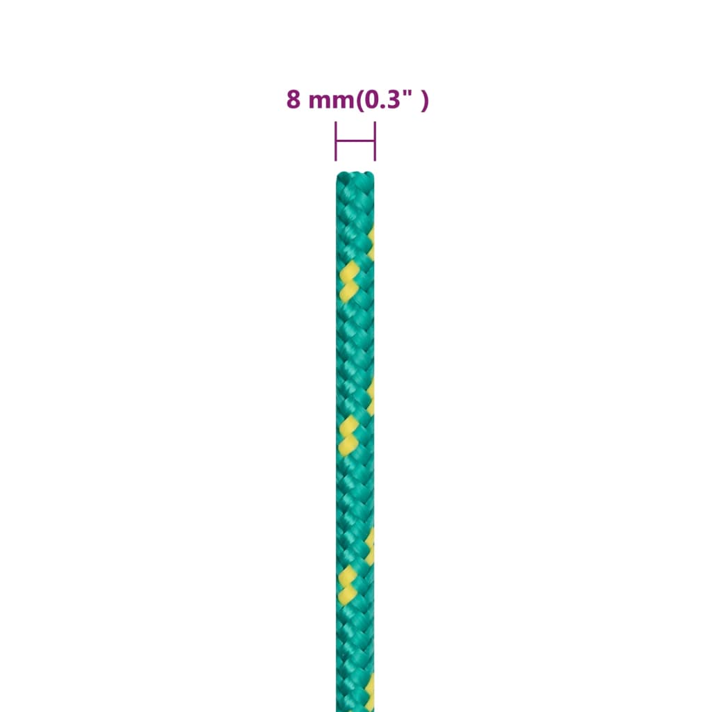 Veneköysi Vihreä 8 Mm 25 M Polypropeeni