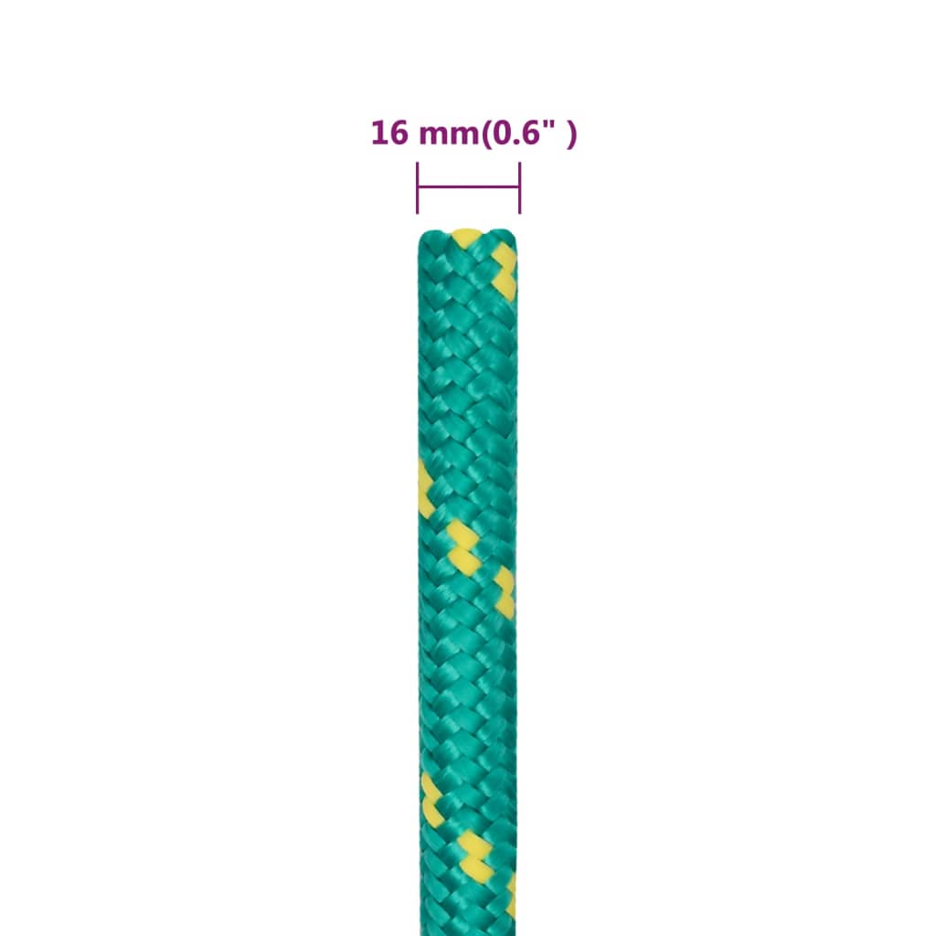 Veneköysi Vihreä 16 Mm 25 M Polypropeeni