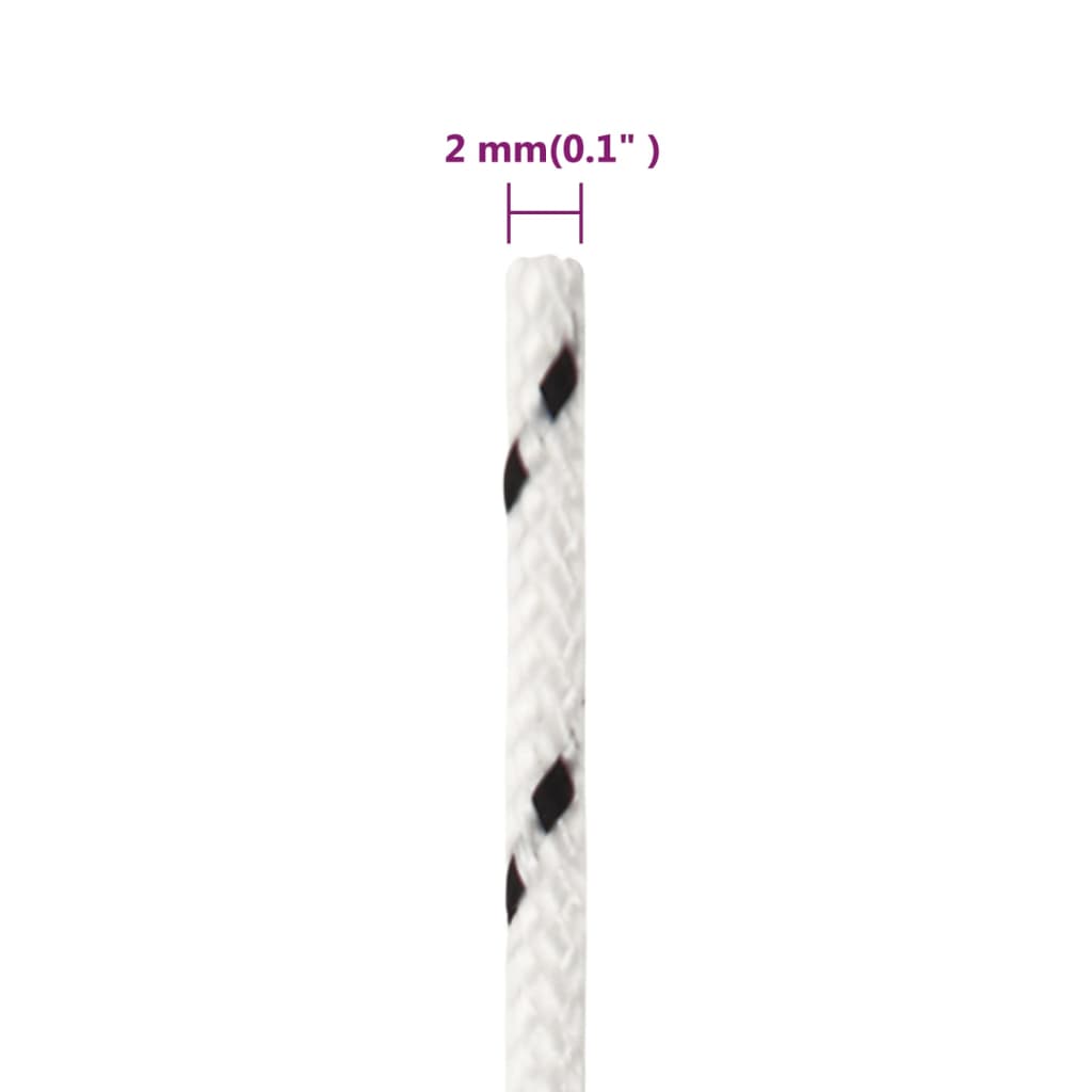 Punottu Veneköysi Valkoinen 2 Mm X 250 M Polyesteri