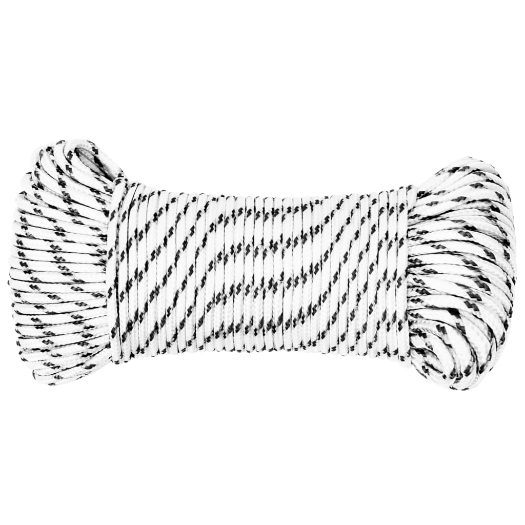 Punottu Veneköysi Valkoinen 3 Mm X 500 M Polyesteri