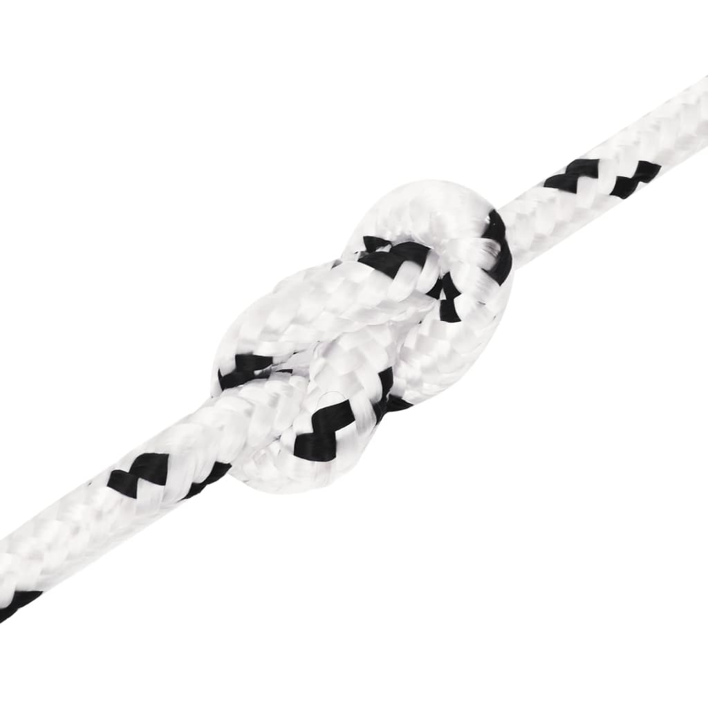 Punottu Veneköysi Valkoinen 10 Mm X 25 M Polyesteri