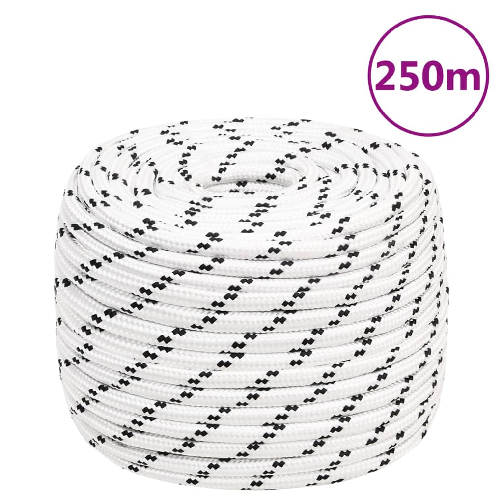 Punottu Veneköysi Valkoinen 14 Mm X 250 M Polyesteri