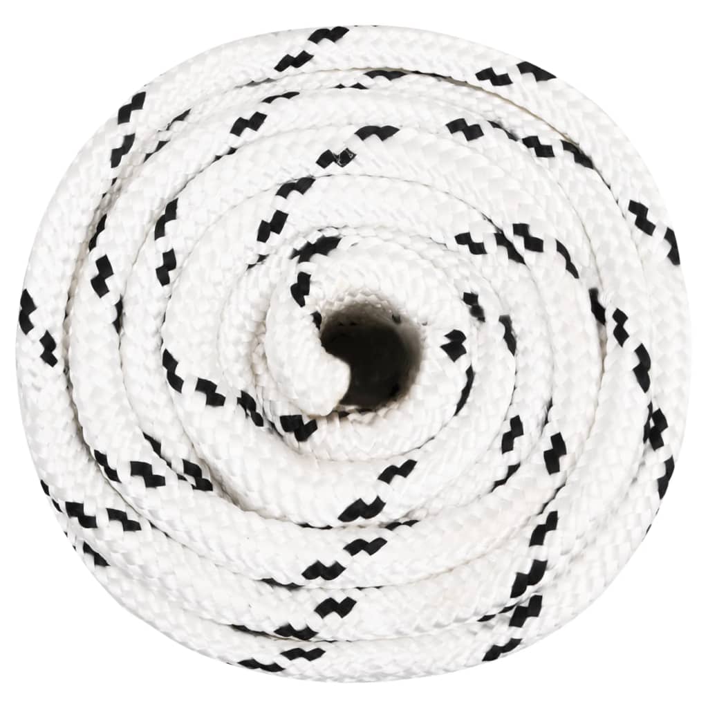 Työköysi Valkoinen 18 Mm 50 M Polyesteri
