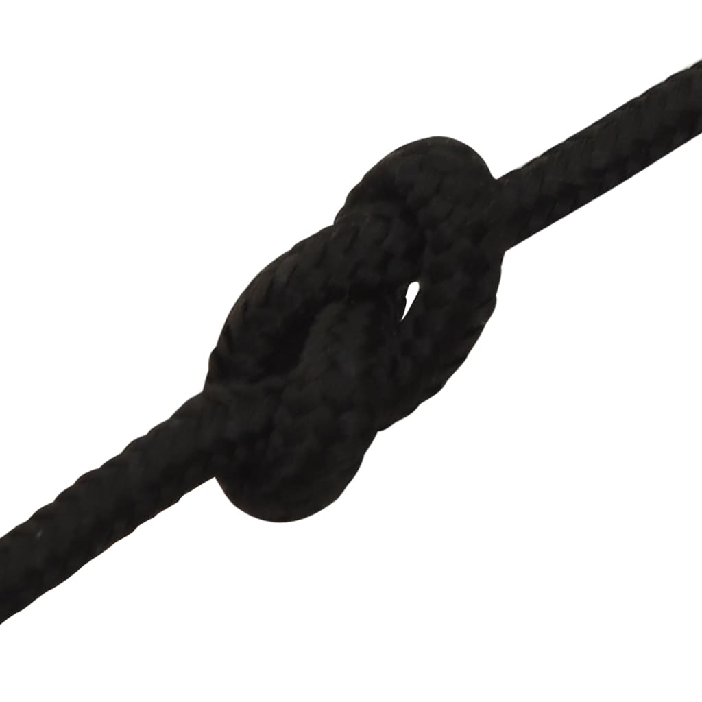 Työköysi Musta 3 Mm 50 M Polyesteri