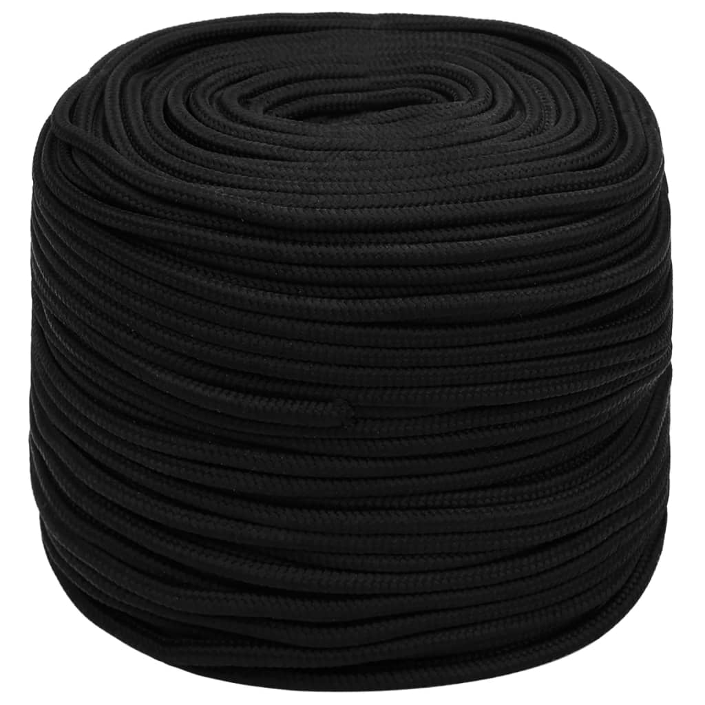 Työköysi Musta 10 Mm 50 M Polyesteri