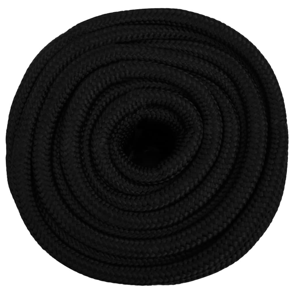 Työköysi Musta 18 Mm 50 M Polyesteri