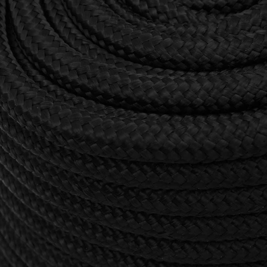 Työköysi Musta 18 Mm 50 M Polyesteri