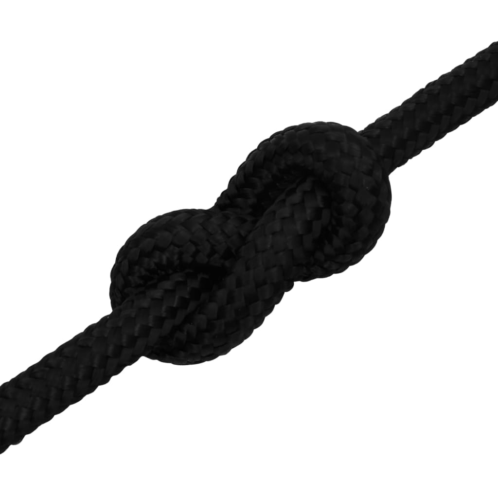 Työköysi Musta 18 Mm 50 M Polyesteri