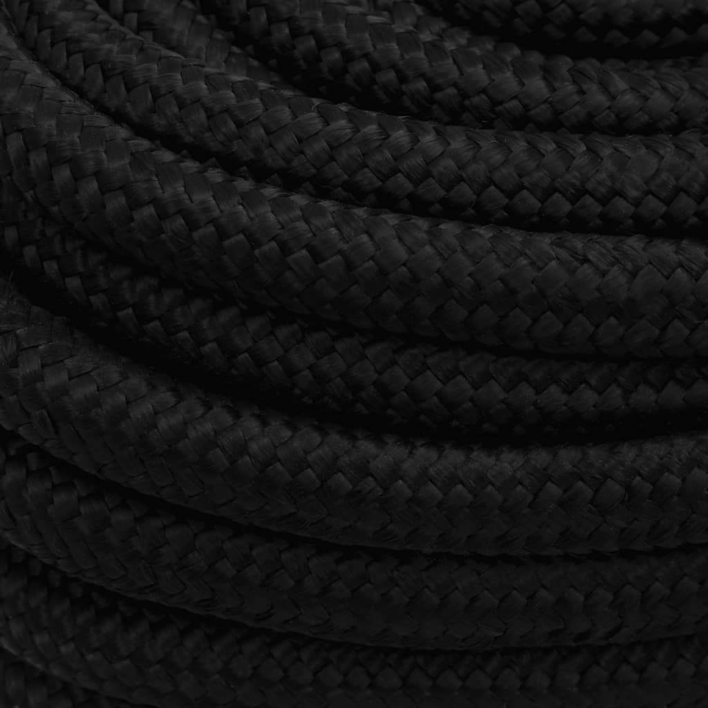 Työköysi Musta 20 Mm 50 M Polyesteri