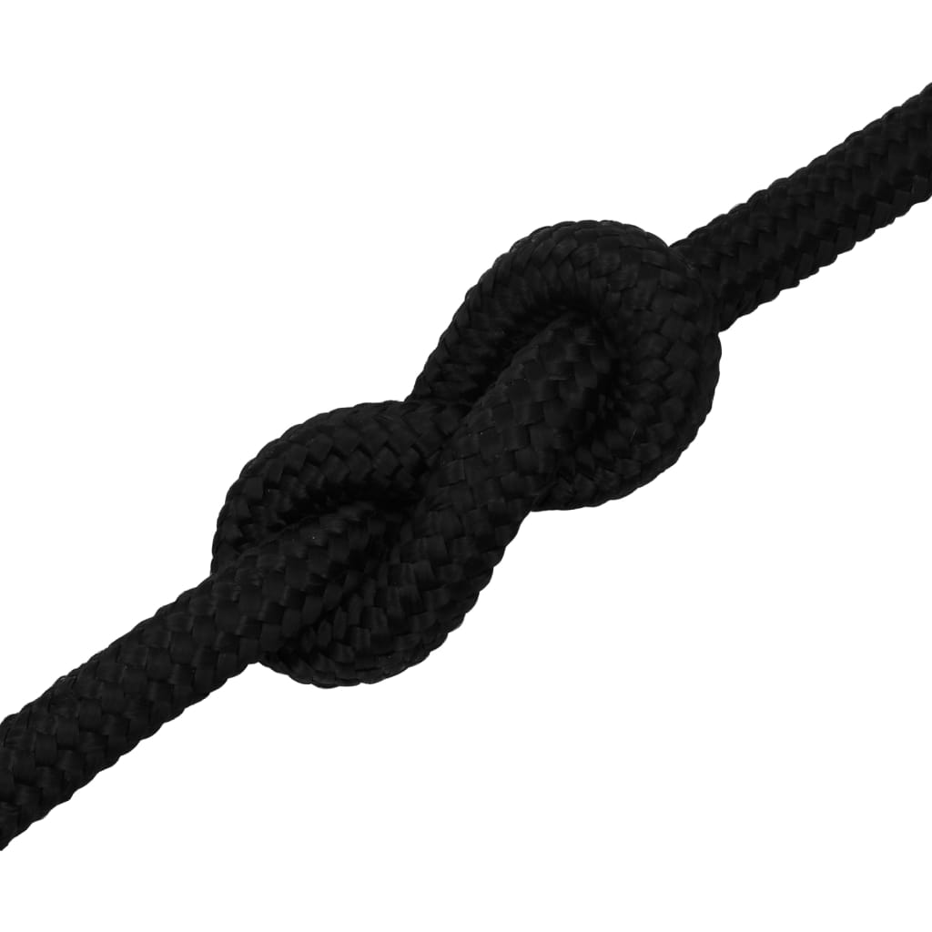 Työköysi Musta 20 Mm 100 M Polyesteri