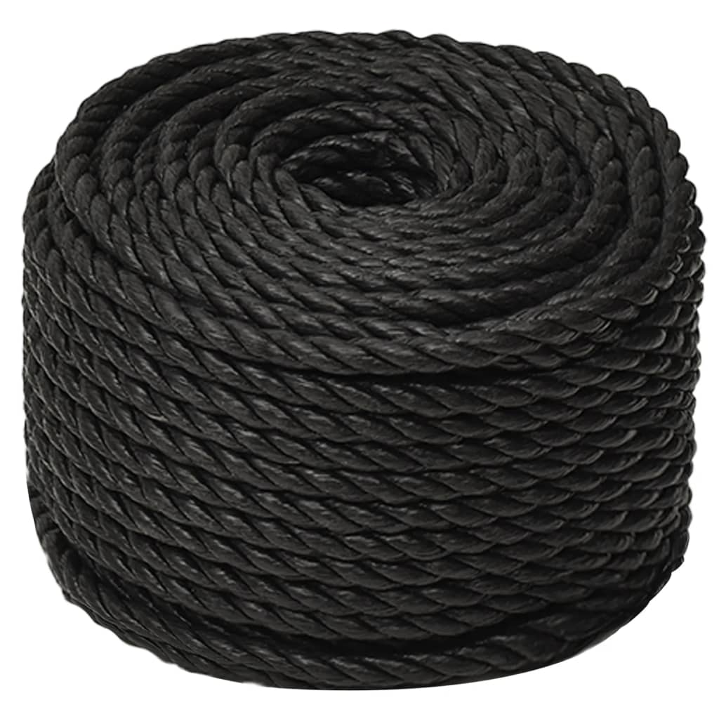 Työköysi Musta 10 Mm 100 M Polypropeeni