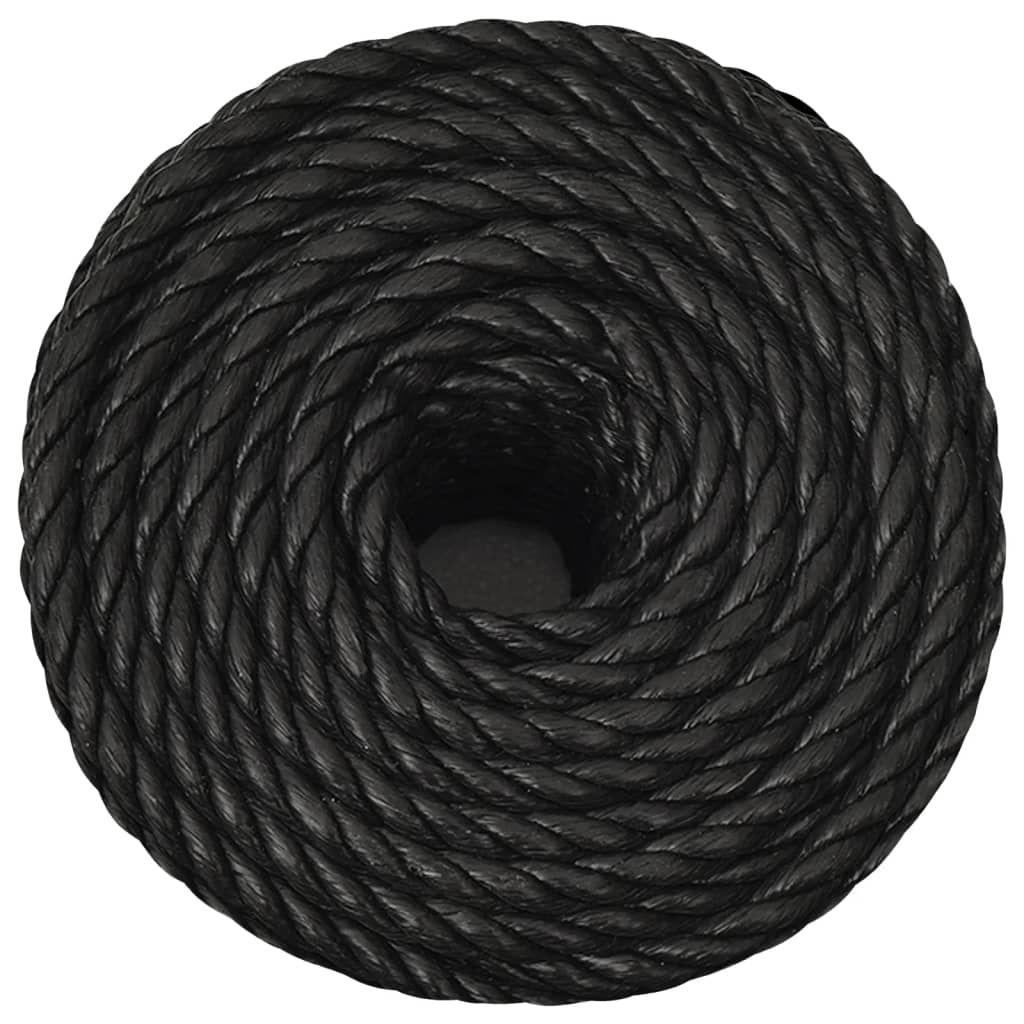 Työköysi Musta 10 Mm 250 Mm Polypropeeni