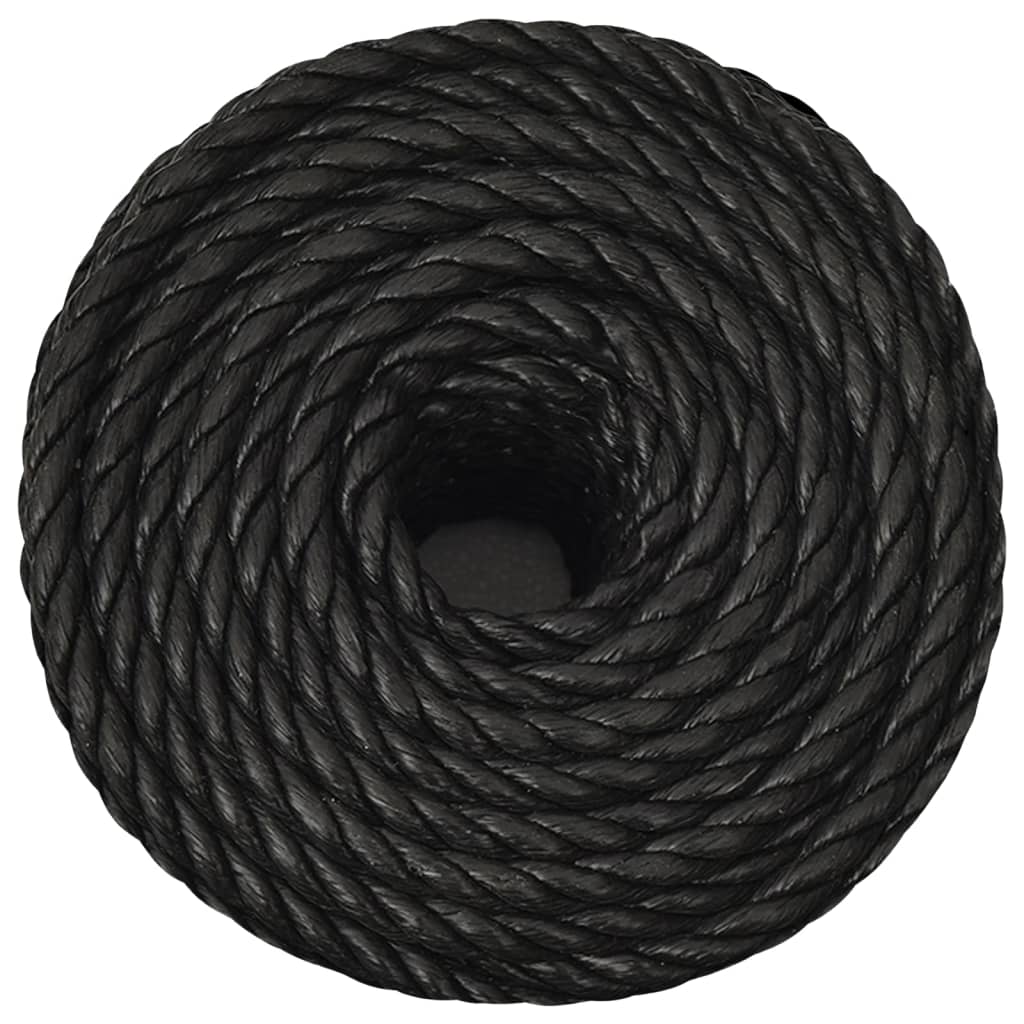 Työköysi Musta 12 Mm 50 M Polypropeeni