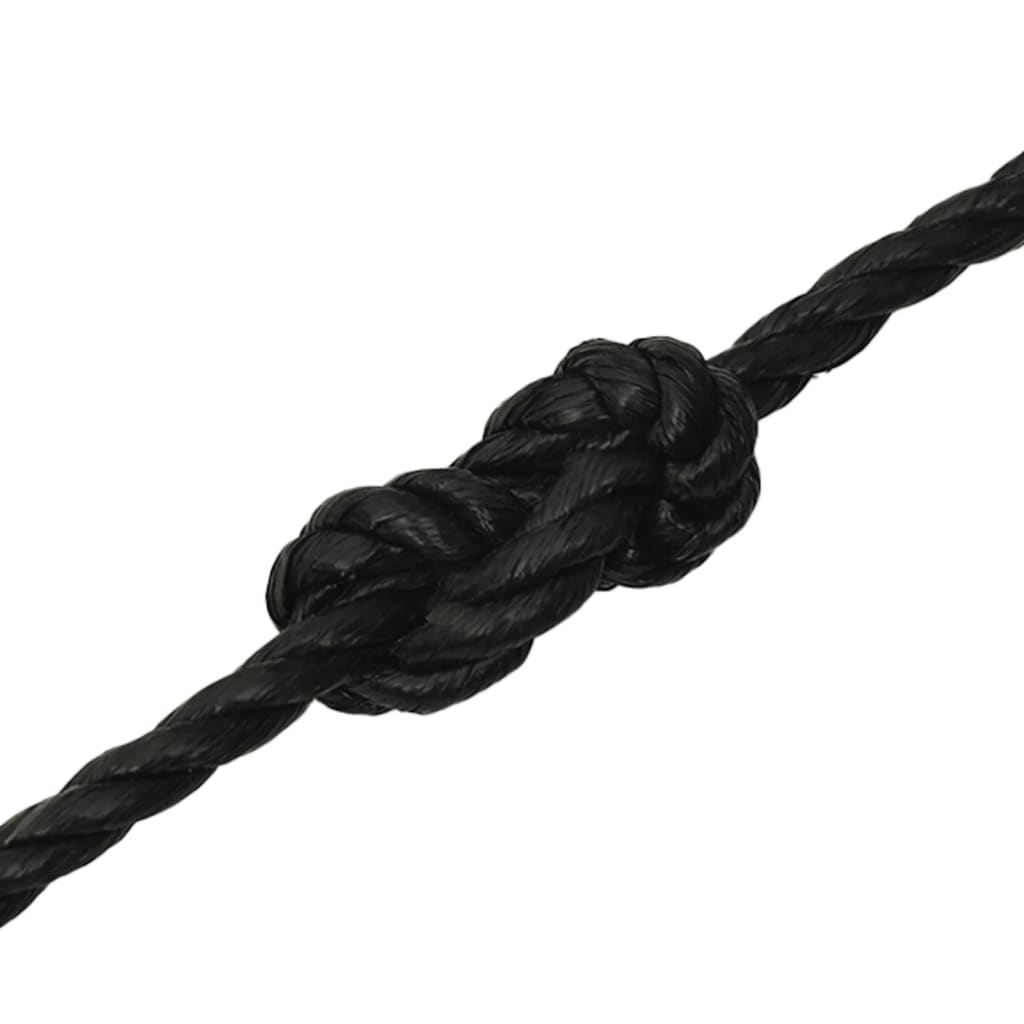 Työköysi Musta 12 Mm 250 M Polypropeeni