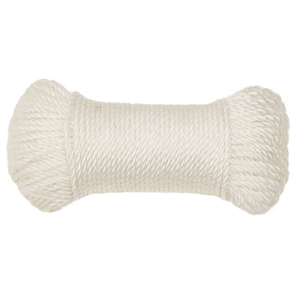 Työköysi Valkoinen 8 Mm 50 M Polypropeeni