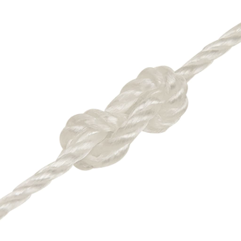 Työköysi Valkoinen 8 Mm 100 M Polypropeeni