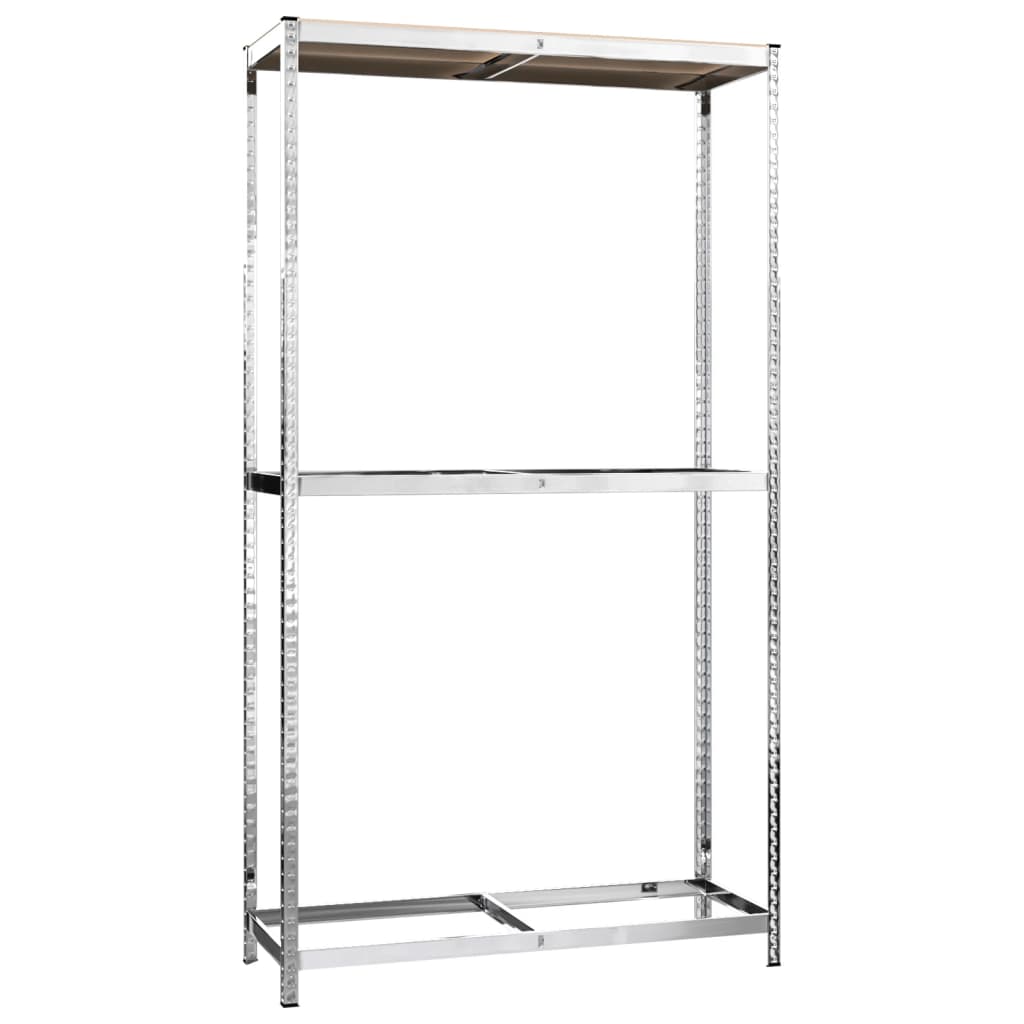 2-Tasoinen Rengasteline 2 Kpl Hopea 110X40X180 Cm Teräs