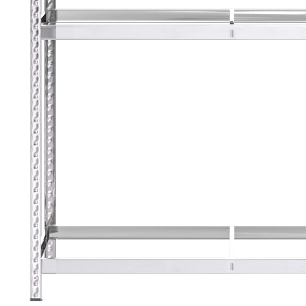 2-Tasoinen Rengasteline 2 Kpl Hopea 110X40X180 Cm Teräs