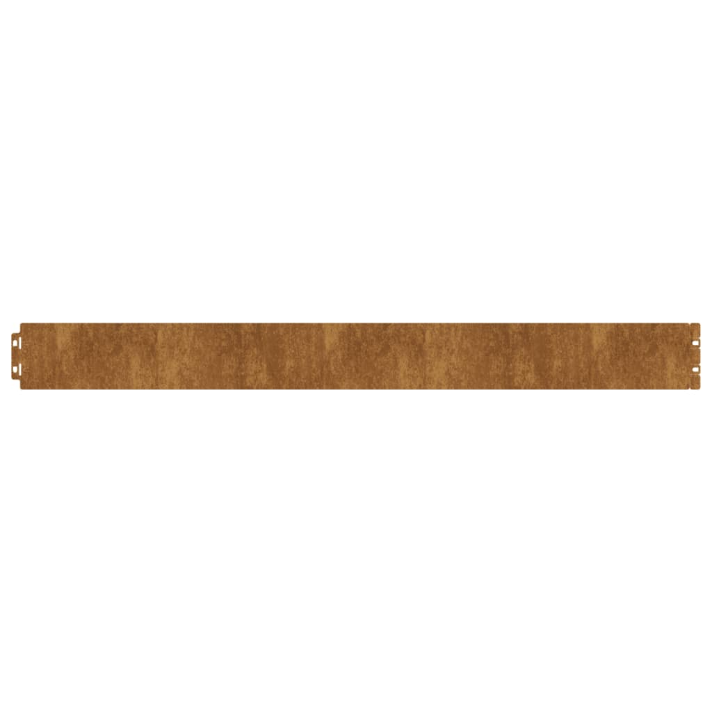 Nurmikonreunukset 10 Kpl 10X103 Cm Joustava Corten-Teräs